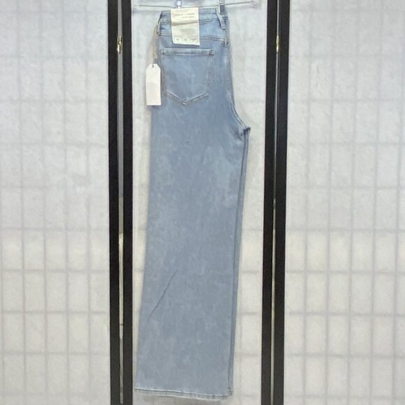 Austin Landing Jewel High Rise Wide Leg Light Wash Denim Jeans Vintage Style NEW - Picture 6 of 12